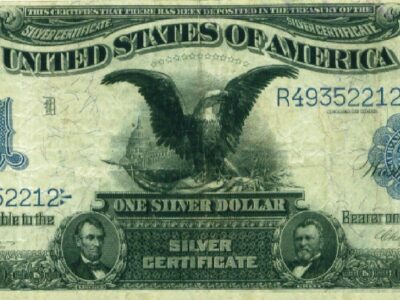 1899 $1 “BLACK EAGLE” SILVER CERTIFICATE “KEEPSAKE” REPRODUCTION