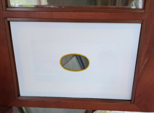 VINTAGE PILLAR & SPLAT CLOCK RUNNING CONDITION SHELF or WALL HANGER - Image 7